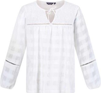 Regatta Calluna Keyhole Blouse in White at Nordstrom, Size 10