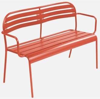 Sweeek Banco Exterior De Acero, 2 Plazas