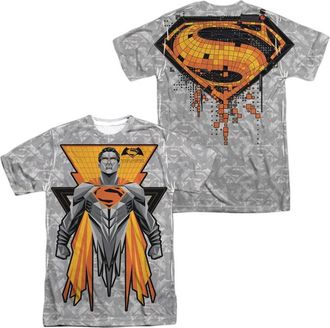 Gildan Batman V Superman Super Tech Sub (Front/Back Print) Short Sleeve Adult Poly Crew Tee / T-Shirt