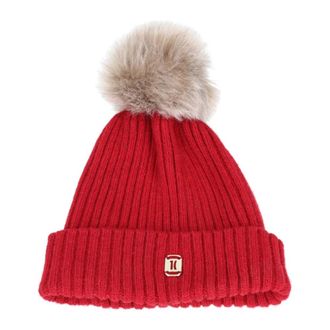 Alviero Martini 1A Classe Kashmir Hoed - Dames - Hoeden - Rood - ONE Size - Kasjmier - Accessoires
