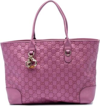 Gucci Pre-owned Gucci Metallic Guccissima Heart Bit Tote Ladies HOUJWTFQ2NNRP5OO