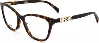 Moschino Womens 52 mm Brown Opticals
