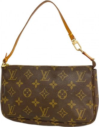 Louis Vuitton Brown Pouch (Pre-Owned)