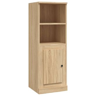 vidaXL Vidaxl - Aparador Alto Madera Contrachapada Roble Sonoma 36x35,5x103,5cm