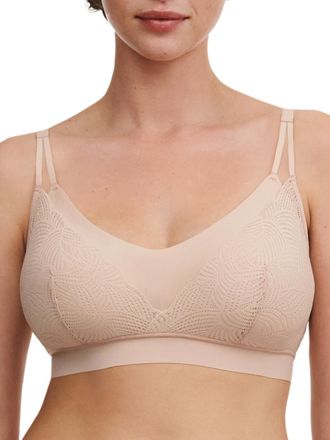 Chantelle Womens SoftStretch Removable Pads Bralette - Beige polyamide - Size X-Small/Small