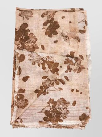 Uma Wang floral cotton scarf