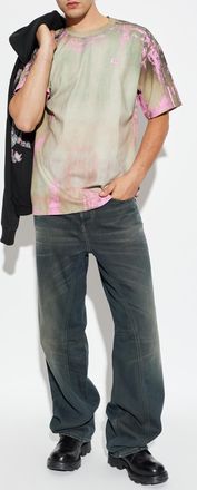 Diesel T-shirt T-FILMY-SHO, Mens, Green
