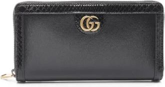 Gucci Pre-owned Wallets, female, Black, Size: ONE SIZE Pre-owned Leather wallets