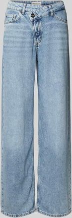 Marc O'Polo Wide Fit Jeans mit Leinen-Anteil Modell FIA in Ocean Melange, Gr&ouml;&szlig;e 29/32