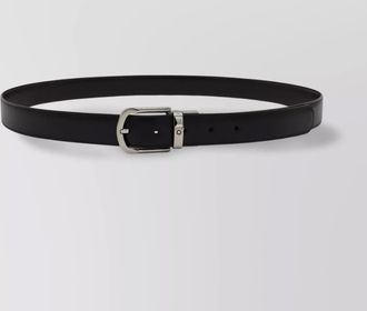 Montblanc leather reversible belt