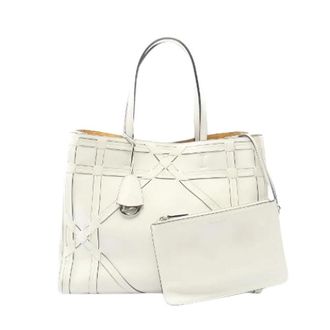 Dior Borsa Tote Pre-owned Giant Cannage Connect - - Pre-owned - Donna - Bianco - ONE SIZE