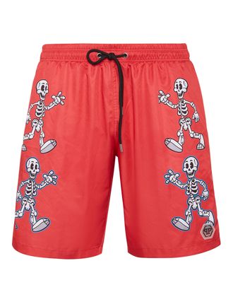 Philipp Plein Zwembroek Skeleton