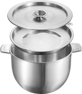 Gabrielle Filtro De Aceite Para Sopas Con Tapa: Filtro De Aceite Dom&eacute;stico Para Almacenar Aceite De Fre&iacute;r Y Grasa De Cocina (5,2 L)