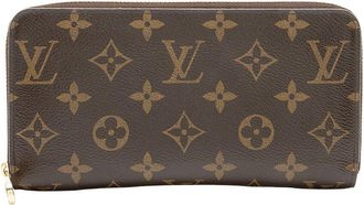 Louis Vuitton Brown Monogram Canvas Zippy Wallet (Authentic Pre-Loved)