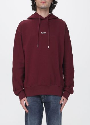 Disclaimer Felpa oversize in cotone con cappuccio e stampa graffiti