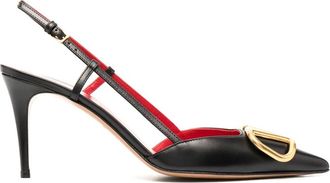 Valentino Garavani Pumps, female, Black, Size: 8 1/2 US Maxi Vlogo Pump