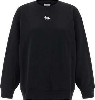 Maison Kitsuné Baby Fox Felpe Nero-Donna