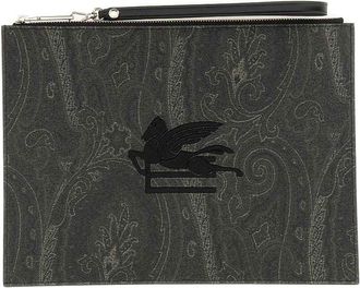 Etro Paisley Pouch With Pegasus