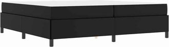 vidaXL Vidaxl - Estructura De Cama Con Colch&oacute;n Con Colch&oacute;n Negro 200 X 200 Cm
