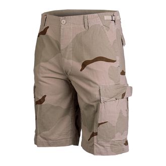 Mil-Tec Bermuda Co Prewash Desert Mens Shorts, Dessert, L