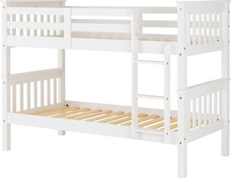 Seconique NEPTUNE 3 BUNK BED - WHITE - SECONIQUE | TJ Hughes