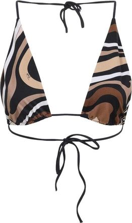 Emilio Pucci Marble Print Bikini Top-Donna