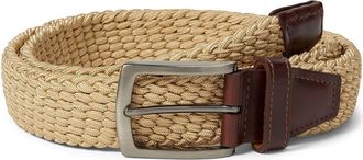 Johnston & Murphy Stretch Knit Mens Belts Tan : 32