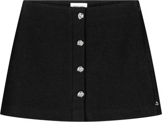 Fab By Fabienne Chapot Frances Skirt - Dames - Korte rokken - Zwart - S - Wol - Rokken