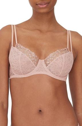 Skarlett Blue Paradise Full Coverage Underwire Bra in Romance Combo at Nordstrom, Size 34Ddd