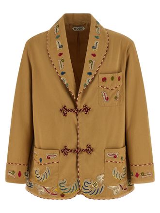 Bode Beige Cotton Mens Blazer