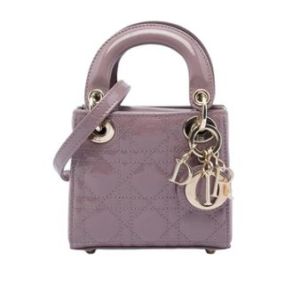 Dior Pre-owned Lady Dior - Dames - Pre-owned - Roze - Maat: ONE Size Zijde