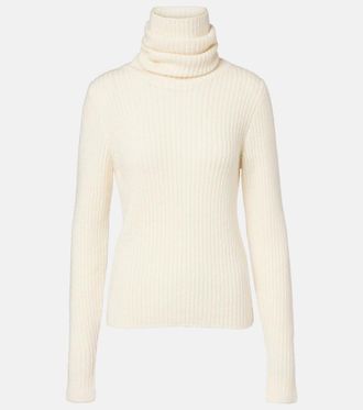 Moncler Wool and mohair-blend turtleneck sweater