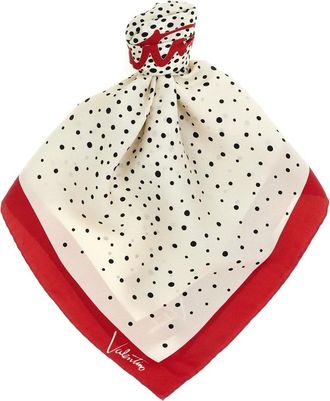Valentino Garavani Accessoires, Dames, Veelkleurig, ONE Size, Little Stars Sterren Zijden Sjaal