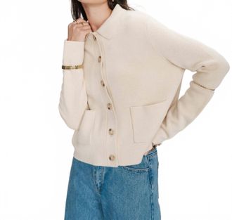 Grace & Mila Maelys Cardigan Top In Amande