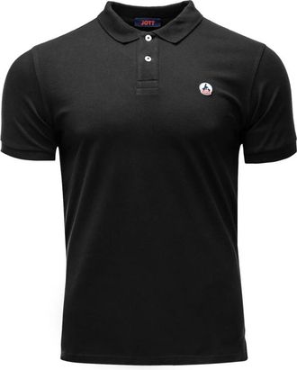 Jott Marbella Polo Shirt - Heren - Polos - Zwart - L - Katoen - Tops