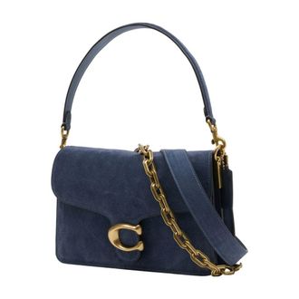 Coach Womens Tabby Shoulder Bag Blue Calfskin