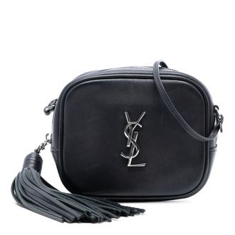 Saint Laurent Pre-owned Saint Laurent Calfskin Monogram Blogger Bag Ladies FLY425317A.0116