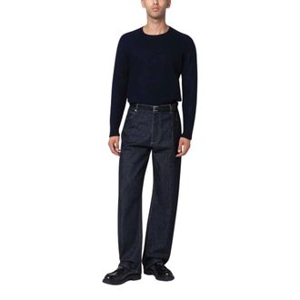 Drumohr Girocollo Garzato - Knitwear - Hombre - Azul - 2XL