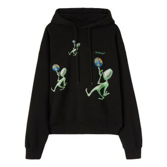 Off-white Alien Arrow Skate Hoodie Black OMBB085F22FLE0161050