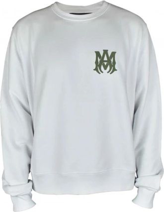 Amiri Cotton - Heren - Sweatshirts - Wit - L - Katoen - Hoodies & sweatvesten