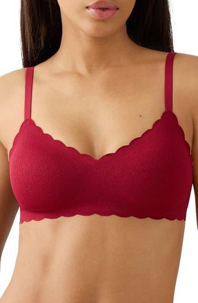 b.tempt'd by Wacoal b.wowd Wireless Bra in Biking Red at Nordstrom, Size X-Large
