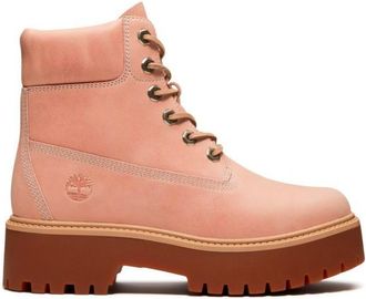 Timberland Stone Street 6 Inch Lace Up Freizeitstiefel f&uuml;r Damen | rosa