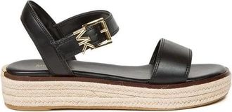 Michael Kors Richie Espadrille - Dames - Sandalen - Zwart - 38 EU - Polyester - Schoenen