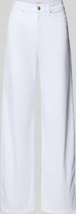 Only Wide Leg Jeans aus Baumwoll-Mix Modell MADISON in Weiss, Gr&ouml;&szlig;e XL/30