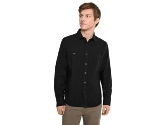 UNTUCKit Flannel Hemsworth Shirt Mens Clothing Black : 2XL Regular Fit, Cotton