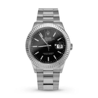 Rolex Pre-owned Rolex Datejust Automatic Chronometer Black Dial Unisex Watch 126234 BKSO