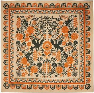 La DoubleJ Forest graphic-print scarf - women - Silk - One Size - Neutrals