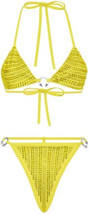 Philipp Plein Dames, Badkleding, Geel, Maat: XL Poliester