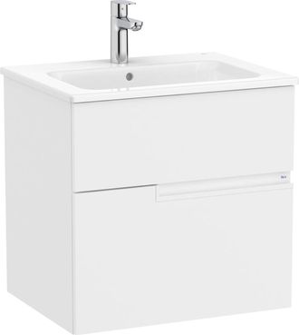 Roca Pack Unik Mueble Base De 2 Cajones + Lavabo Victoria-n - Roca Color: Blanco Mate