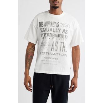 Honor The Gift Traveled Journey Graphic T-Shirt in White at Nordstrom Rack, Size Small